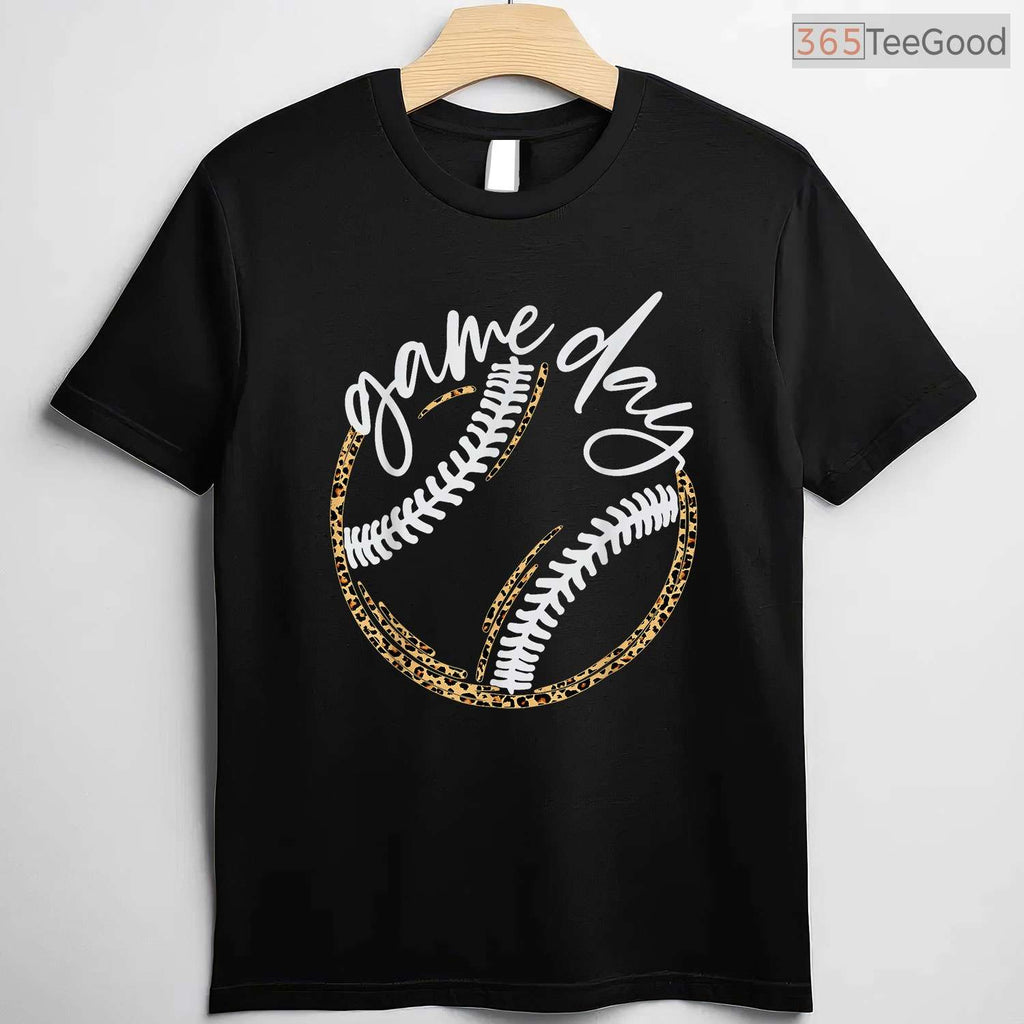 Game Day Baseball Life Softball Life T-Shirt For Mom Women Fan Supporter Tee