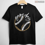 Game Day Baseball Life Softball Life T-Shirt For Mom Women Fan Supporter Tee