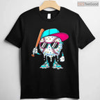 Baseball Life Style 101 Apparel Youth Drip T-Shirt Boys Kid Cool Sports Gift