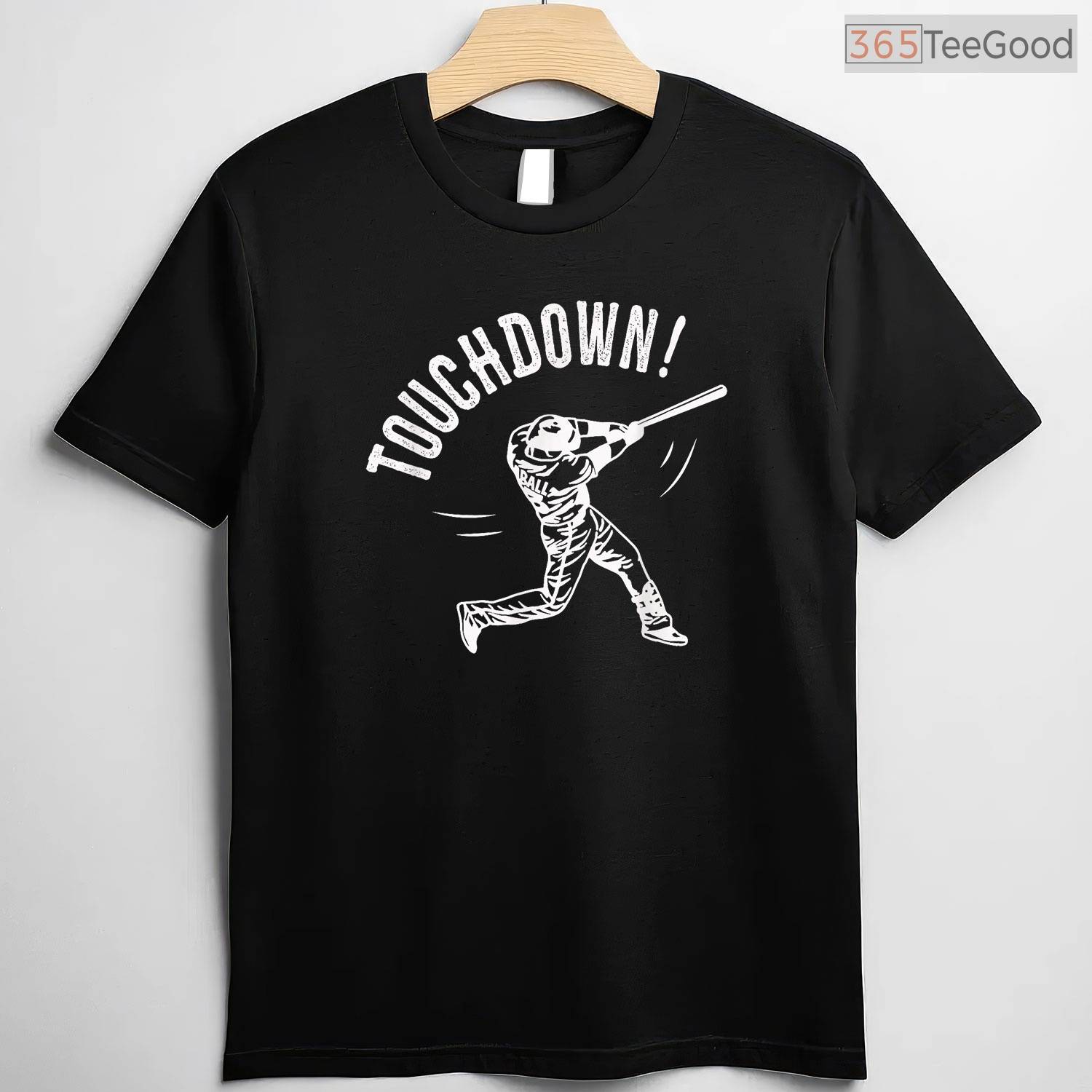 Touchdown Baseball Funny T-Shirt Sports Confusion Humor Mashup Novelty Gift