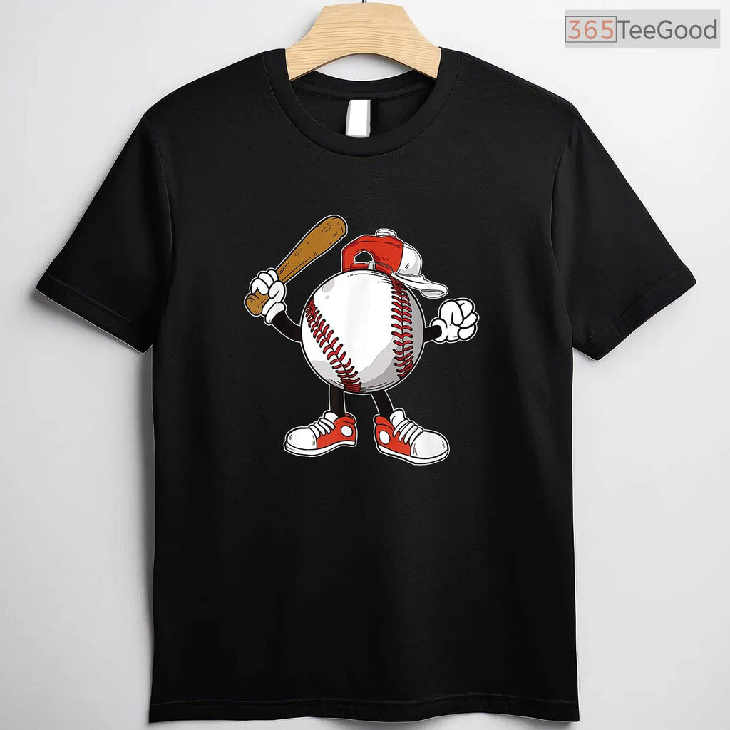 Cool Baseball Boy T-Shirt Youth Player Pitcher Catcher Graphic Sports Apparel