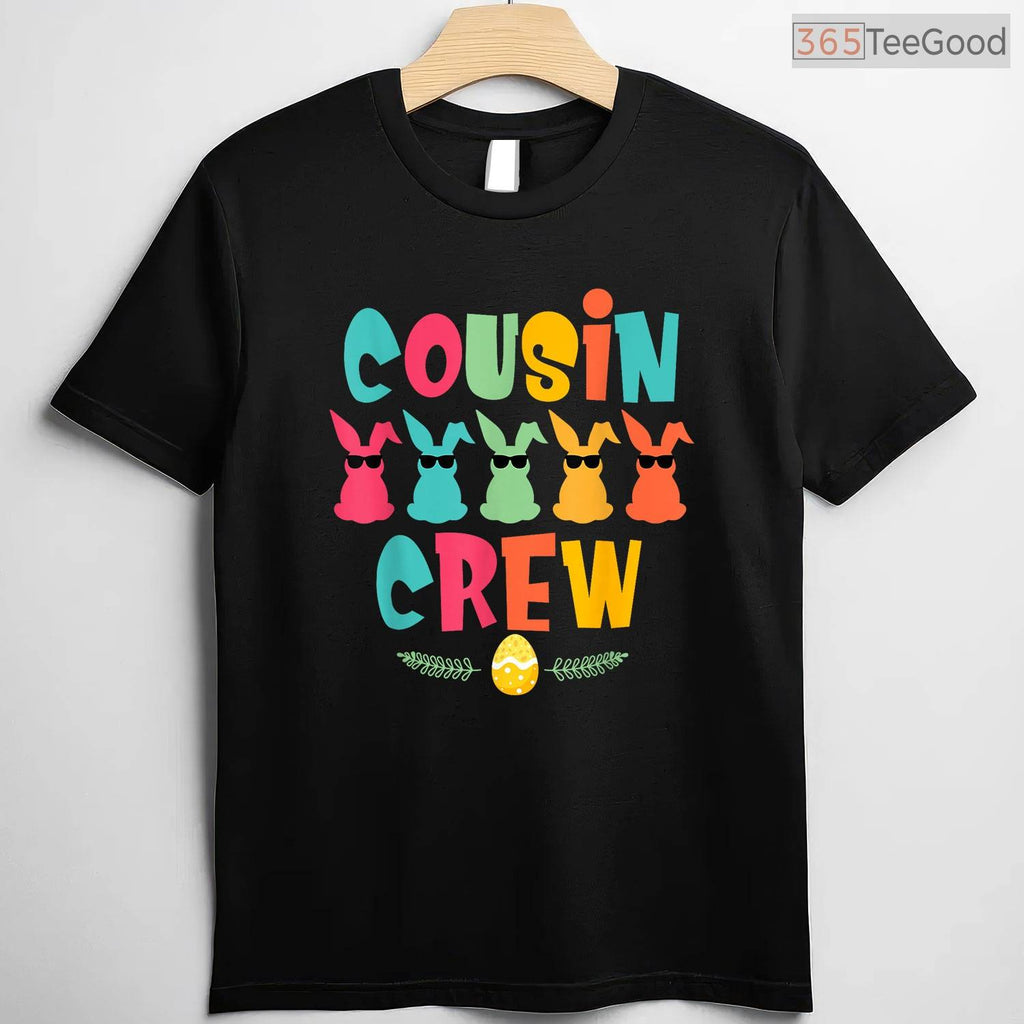 Cousin Crew Bunny Easter Sunday Egg Hunting Season T-Shirt Spring Family Shirt