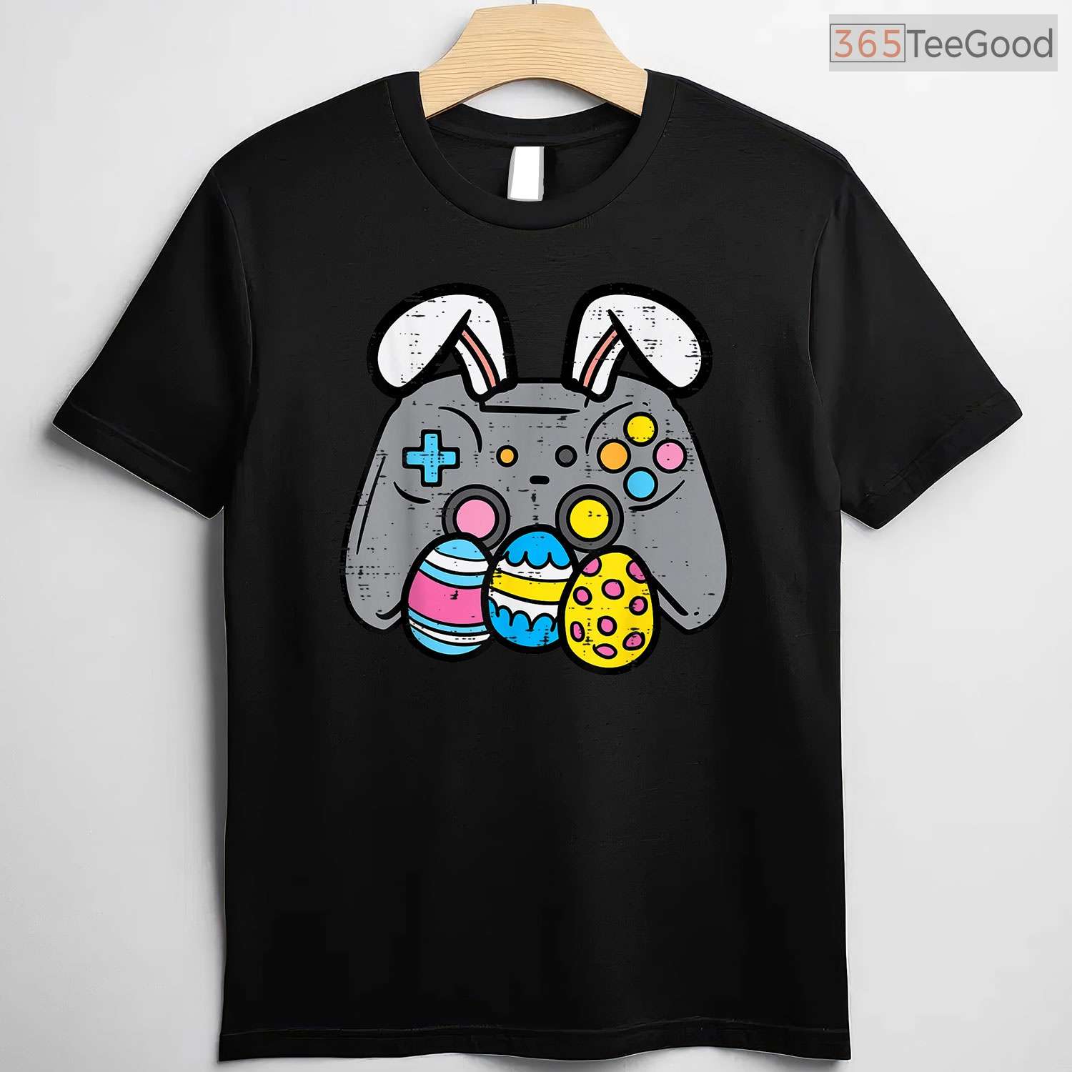 Easter Video Game Bunny Eggs Gaming T-Shirt Gamer Boys Men Teen Kids Gift Tee