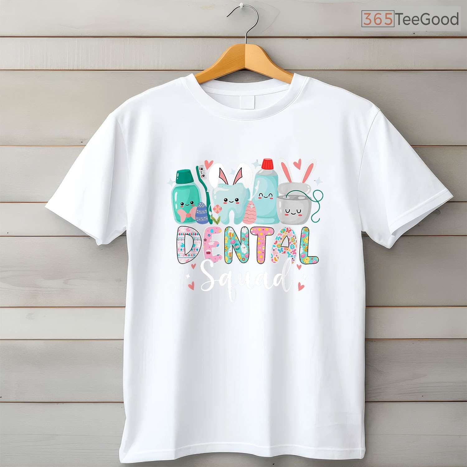 Funny Teeth Dental Squad T-Shirt Dentist Happy Easter Day Tooth Holiday Shirt