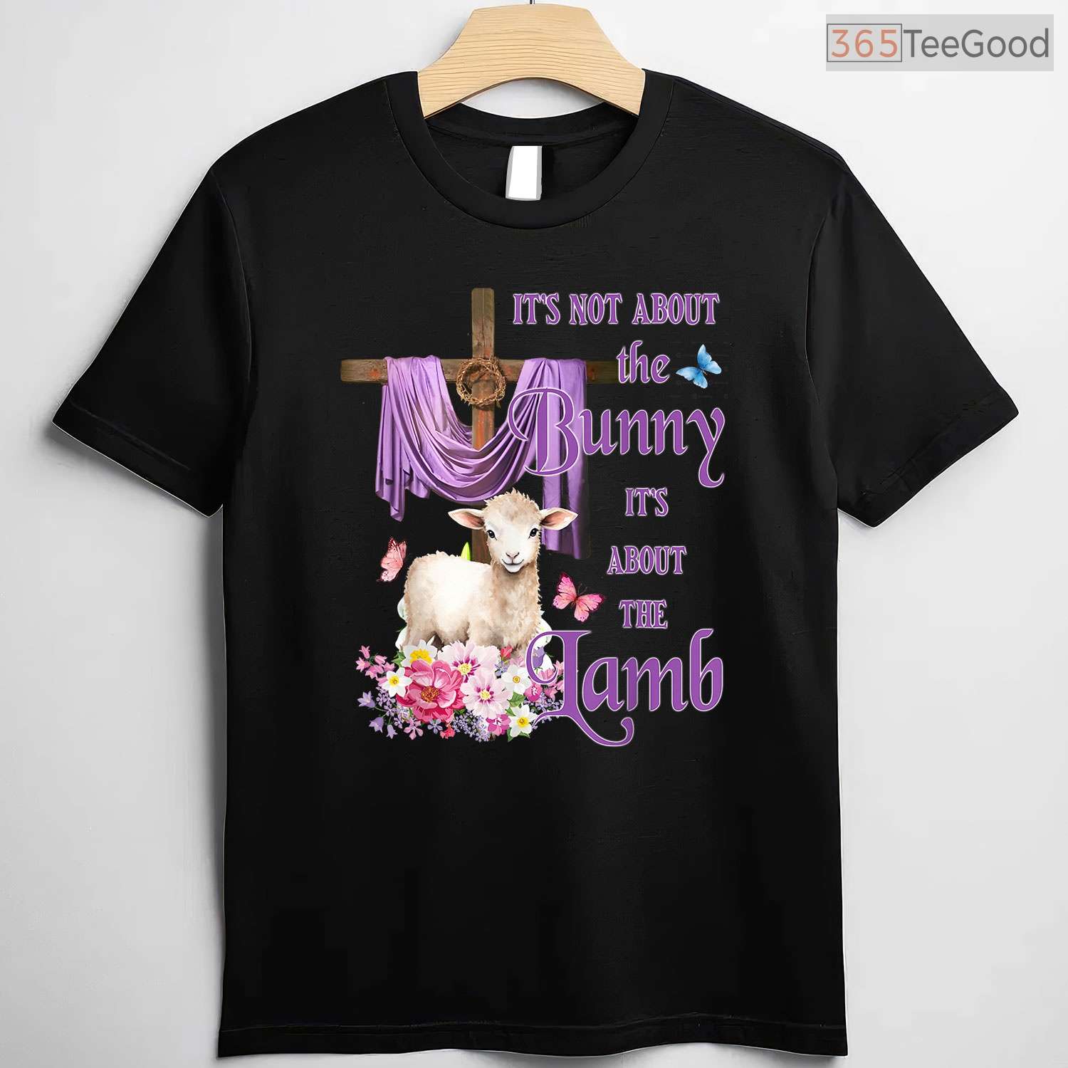 Its Not About The Bunny Its About The Lamb T-Shirt Cute Christian Faith Shirt