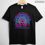 Autism Awareness Be Kind Leopard Rainbow Shirt Choose Kindness April T-Shirt