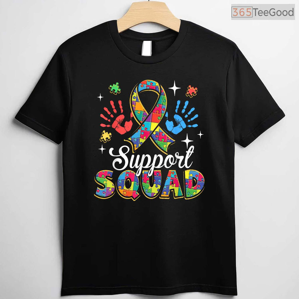 Autism Awareness Autism Support Squad Family T-Shirt April Month Apparel