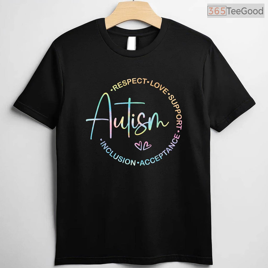 Respect Love Support Autism Awareness Month Women Men Shirt April T-Shirt