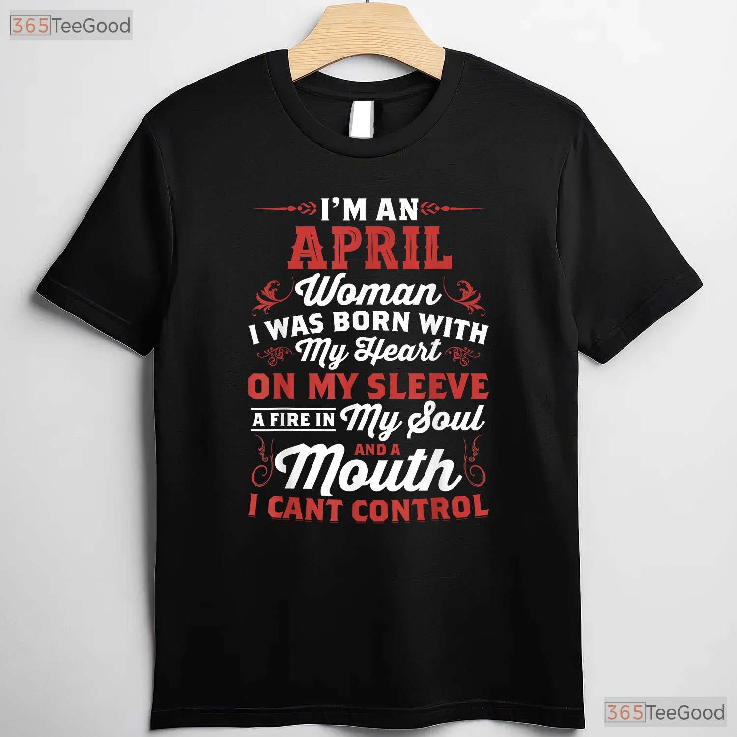 I - m An April Woman Queen Born In April T-Shirt - Royal Birthday Tee - Classy Lady Gift