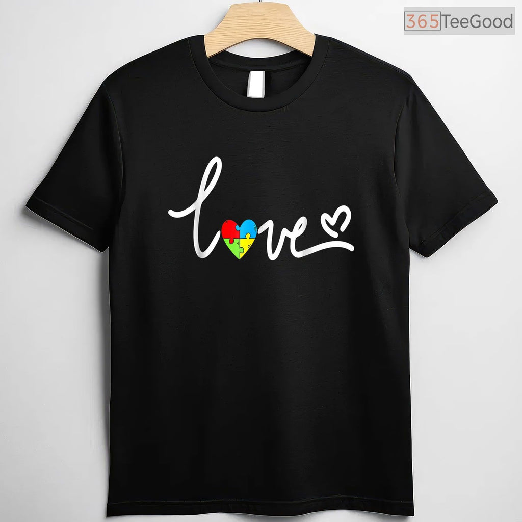 Plus Size For Men Women Autism Awareness Tee April Month Support Gift T-Shirt