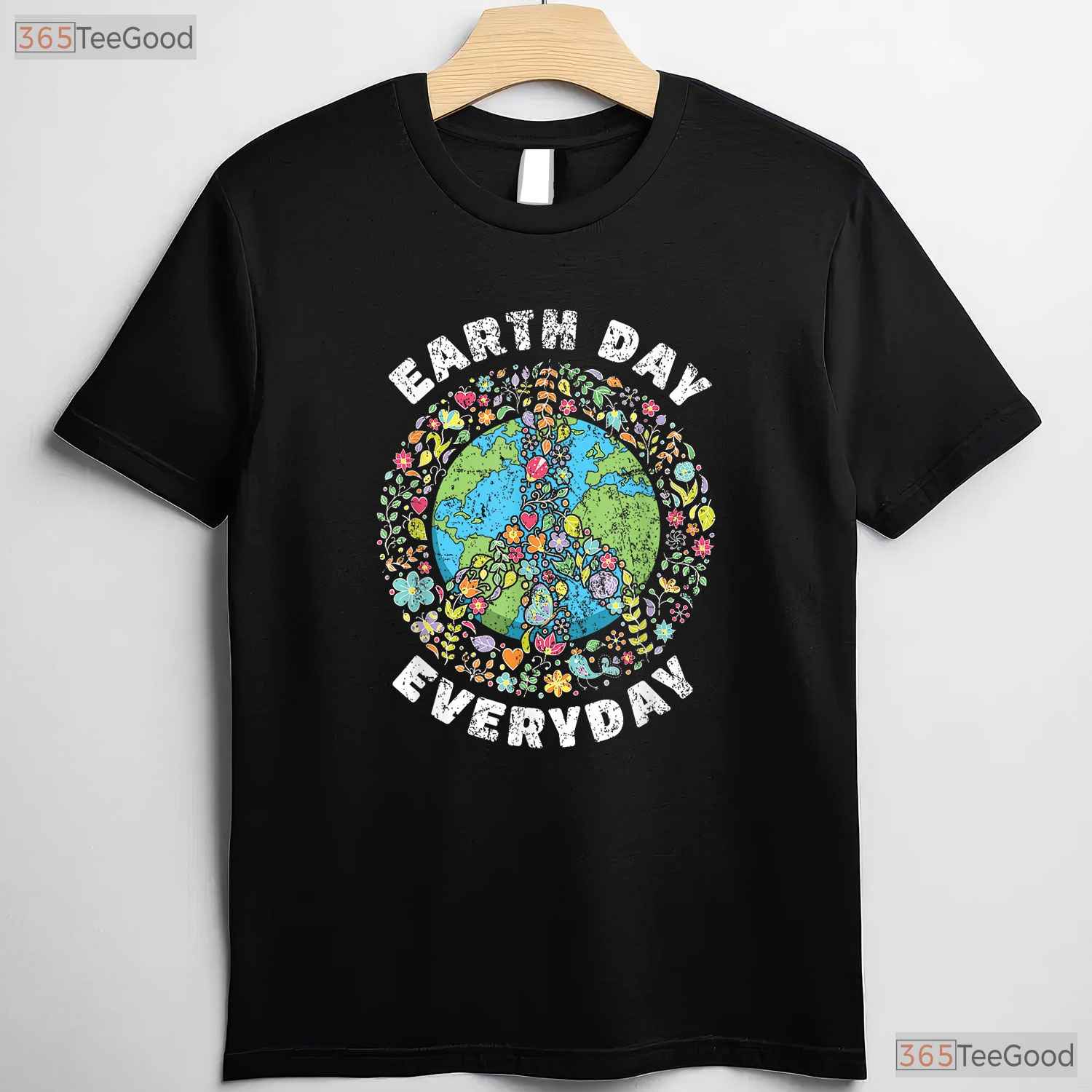 Earth Day Everyday T-Shirt Small Planet Lover Sustainable Eco Conscious Graphic Tee