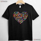 United World Flags Earth Day T-Shirt International Peace Unity Planet Gift