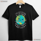 Vegan Nature Lover Earth Day T-Shirt Plant Based Eco Friendly Graphic Tee