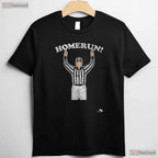Funny Homerun Baseball Football Mash Up T-Shirt Sports Humor Novelty Apparel