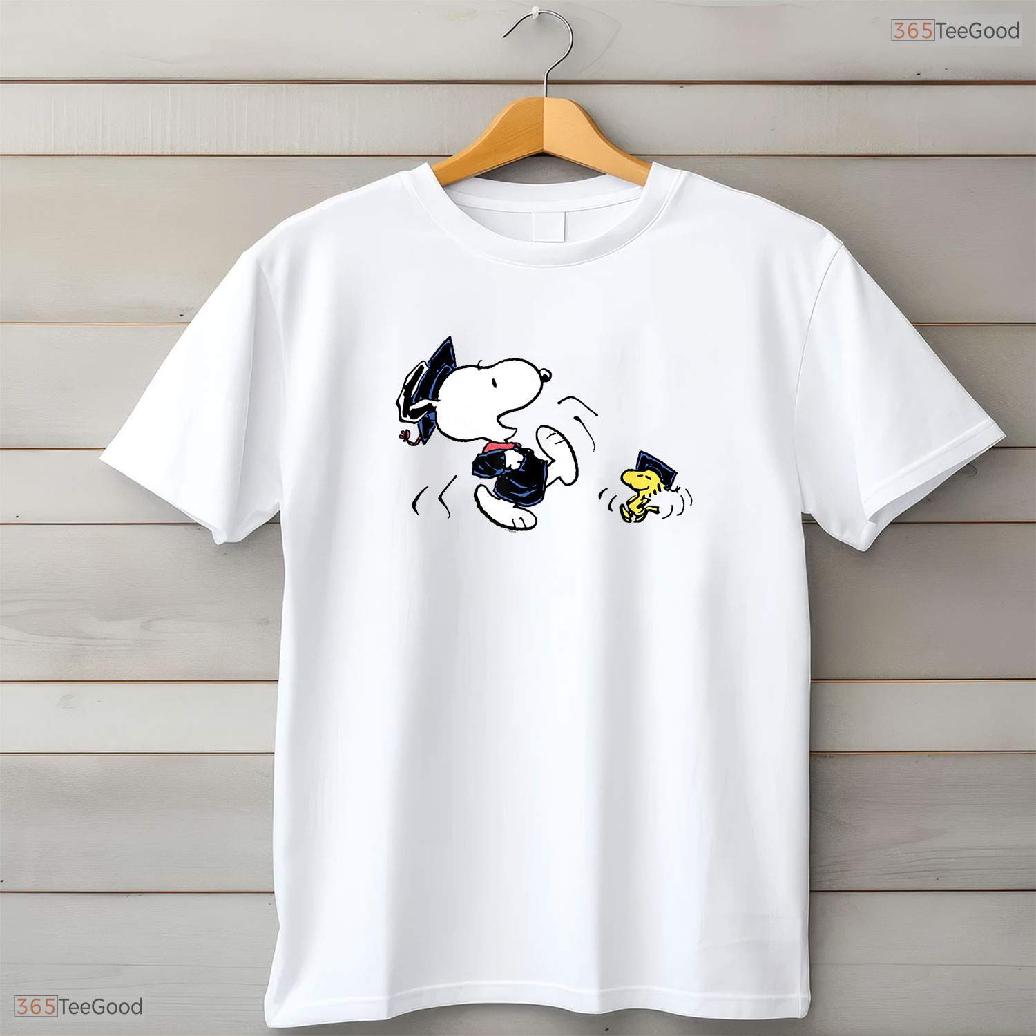 Cute Cartoon Dog Graduation Squad Class Of 2026 Senior Matching Party T-Shirt