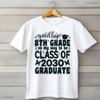 Cool Goodbye 8th Grade On My Way To Be Class Of 2030 Celebration T-Shirt