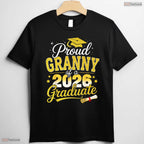 Supportive Proud Granny Of A Class Of 2026 Graduate Senior Ceremony T-Shirt