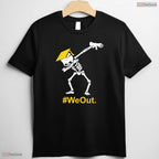 Funny Dabbing Skeleton Graduation Graduate We Out Senior Celebration T-Shirt