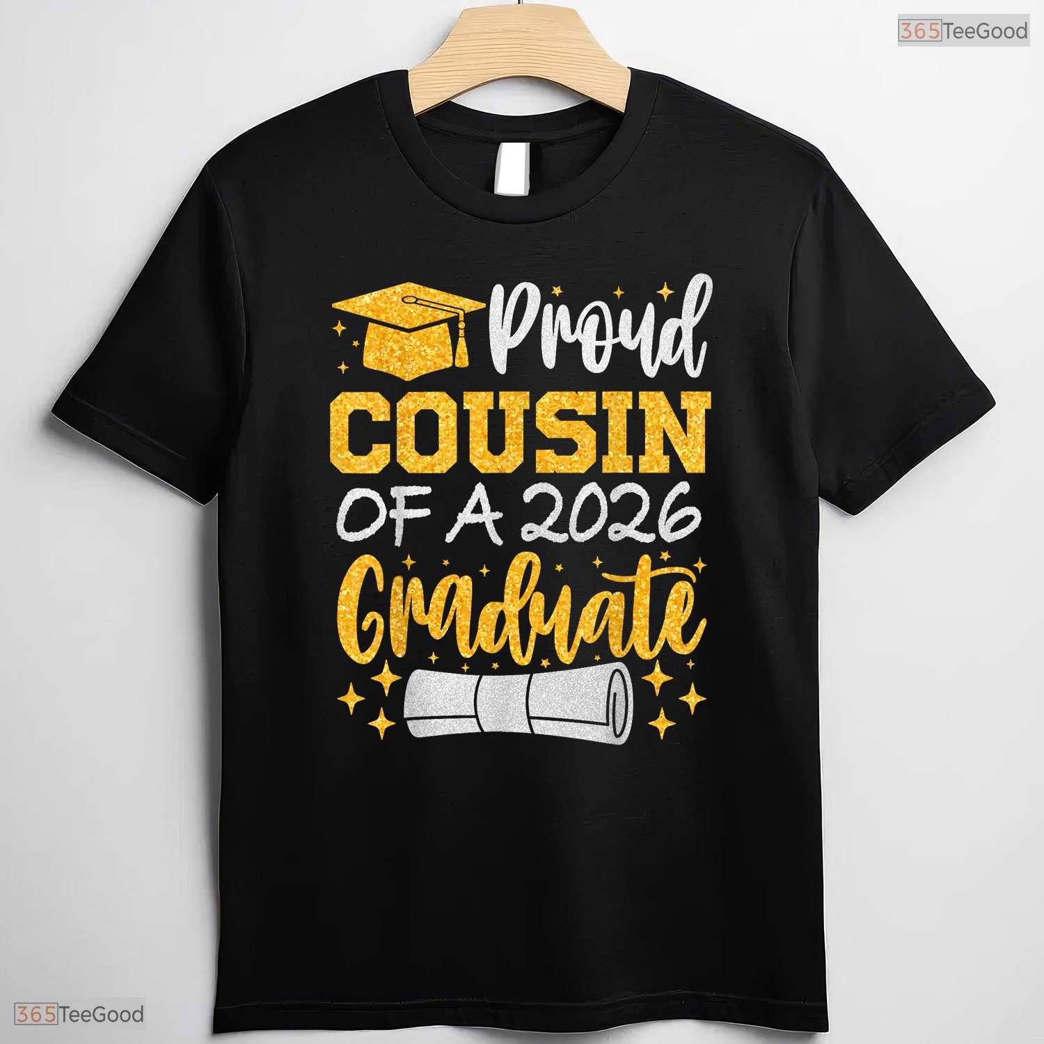 Supportive Proud Cousin Of A 2026 Graduate Class Of 2026 Ceremony T-Shirt