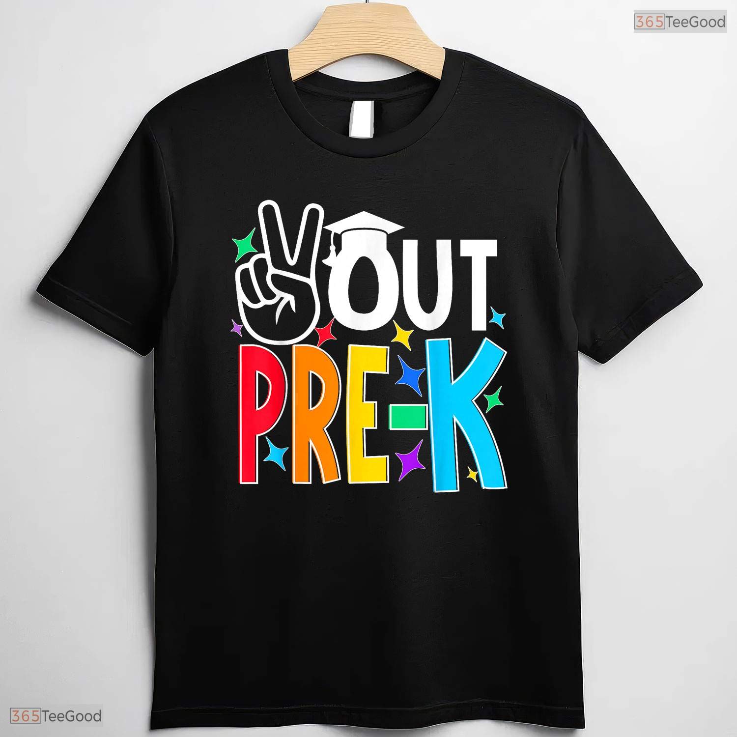 Trendy Peace Out Pre Kindergarten Last Day Of Pre-K Kids Celebration T-Shirt