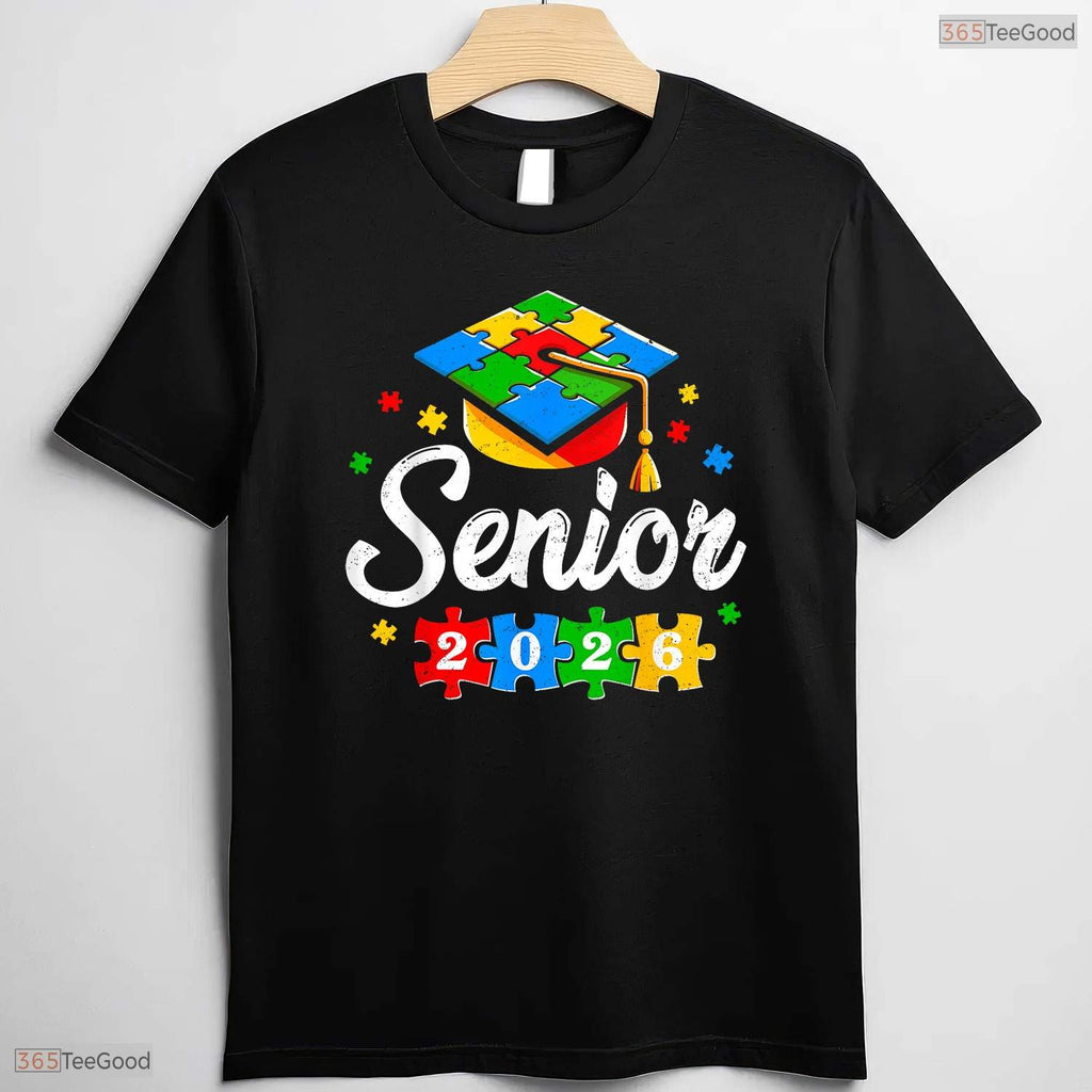 Inspiring Senior Autism Graduate 2026 Autism Graduation Senior Day T-Shirt