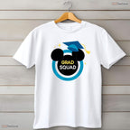 Magical Theme Cartoon Mouse Grad Squad Graduation Family Matching T-Shirt