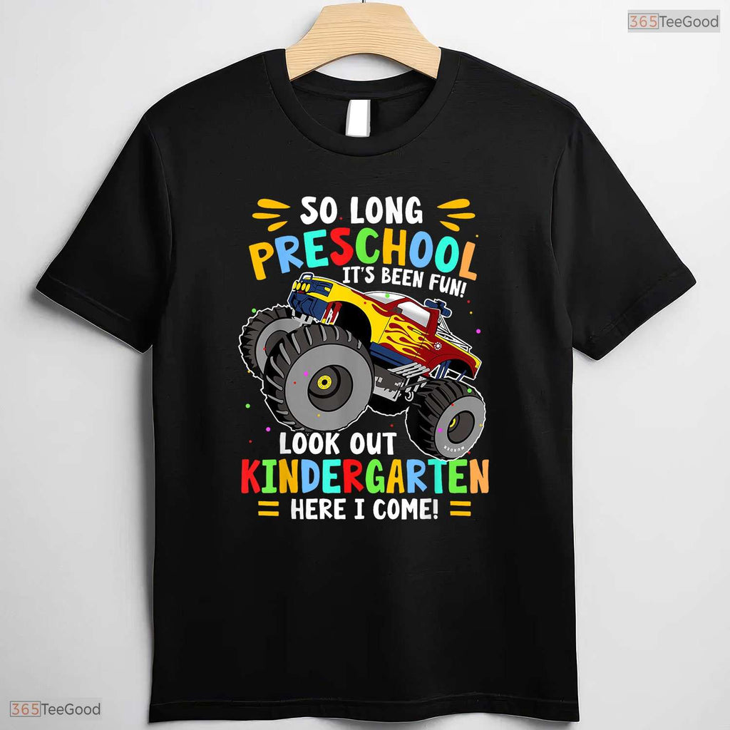 Fun So Long Preschool Graduation Big Truck Kids Celebration Party T-Shirt
