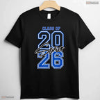 Minimalist Class of 2026 Senior Graduation T-Shirt For High School Students