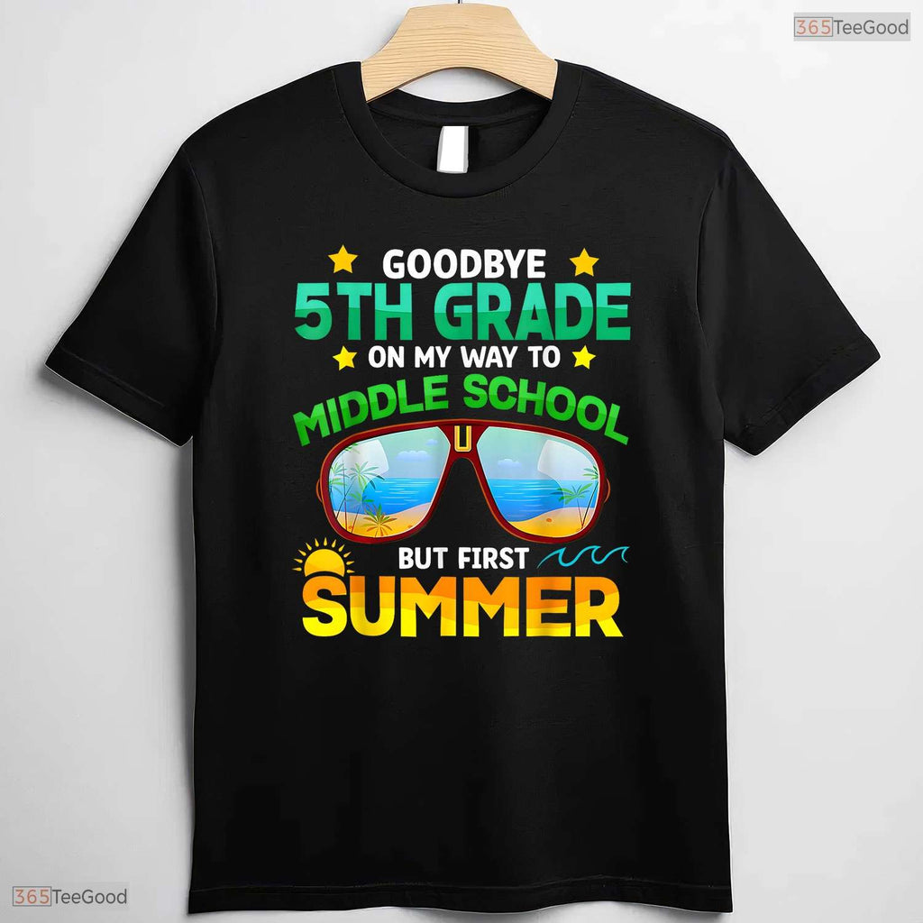 Awesome 5th Grade Way To Middle School First Summer Graduation Kids T-Shirt