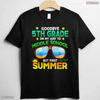 Awesome 5th Grade Way To Middle School First Summer Graduation Kids T-Shirt