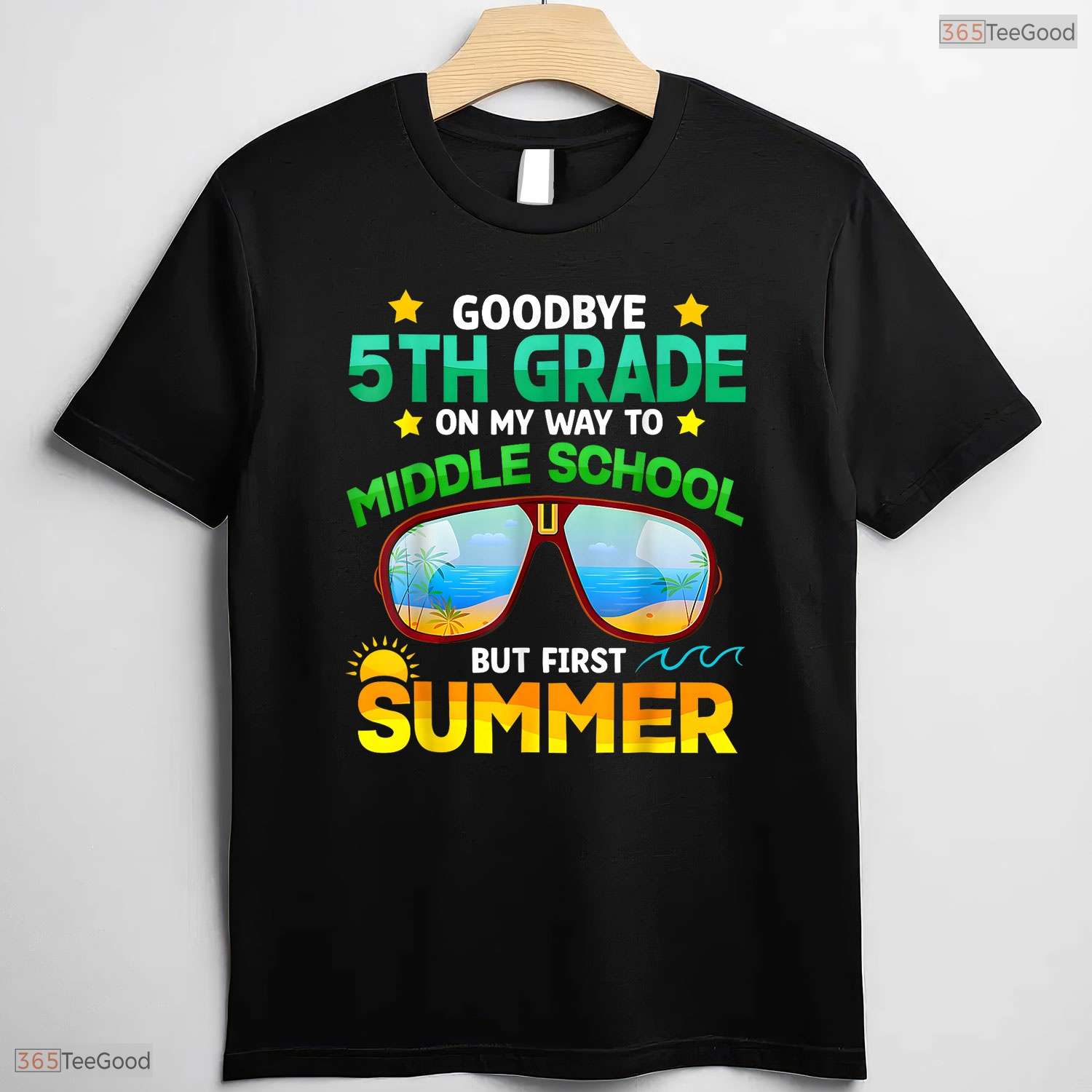 Awesome 5th Grade Way To Middle School First Summer Graduation Kids T-Shirt