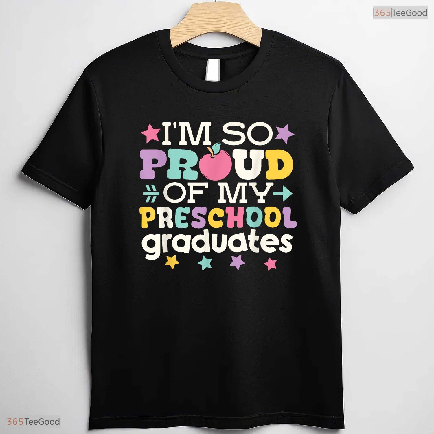 Loving Proud Of My Preschool Graduates Last Day Of School Educator T-Shirt