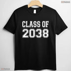 Awesome Class Of 2038 Grow With Me Handprint Photo Graduation Kids T-Shirt