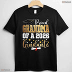 Proud Grandma of A 2026 Graduate Family Matching Graduation Ceremony T-Shirt
