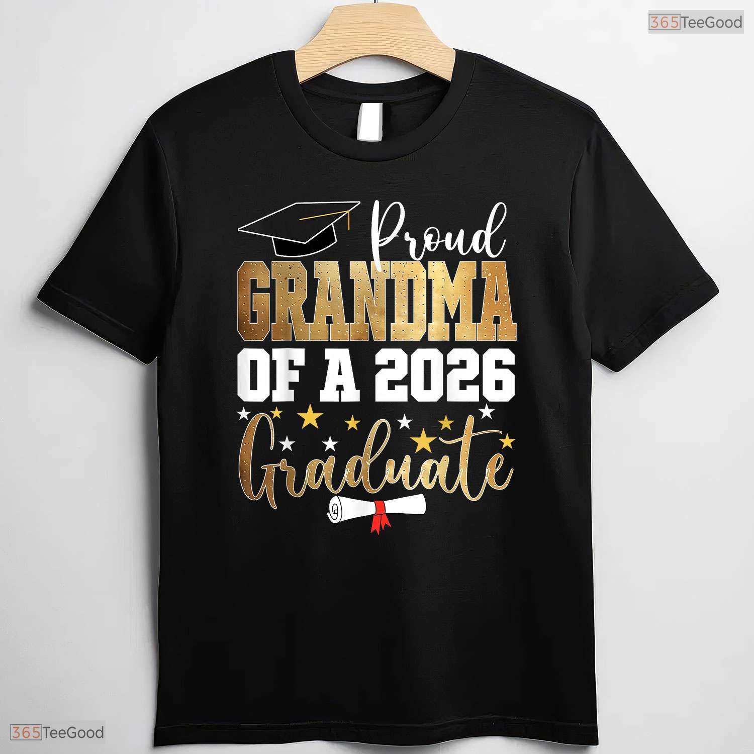 Proud Grandma of A 2026 Graduate Family Matching Graduation Ceremony T-Shirt