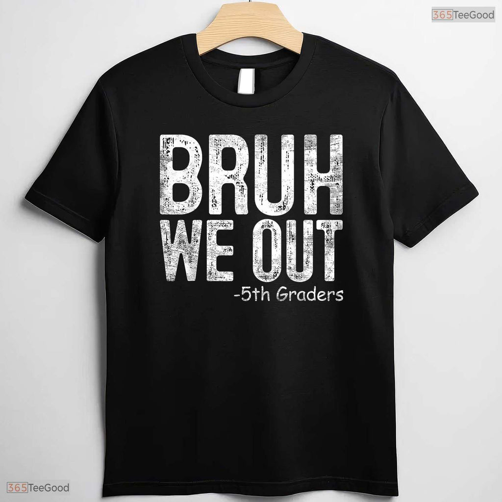 Trendy Bruh We Out 5th Graders Fifth Grade Graduation Class Of 2026 T-Shirt