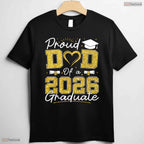 Proud Dad of A 2026 Graduate Senior Grad Family Matching Graduation T-Shirt