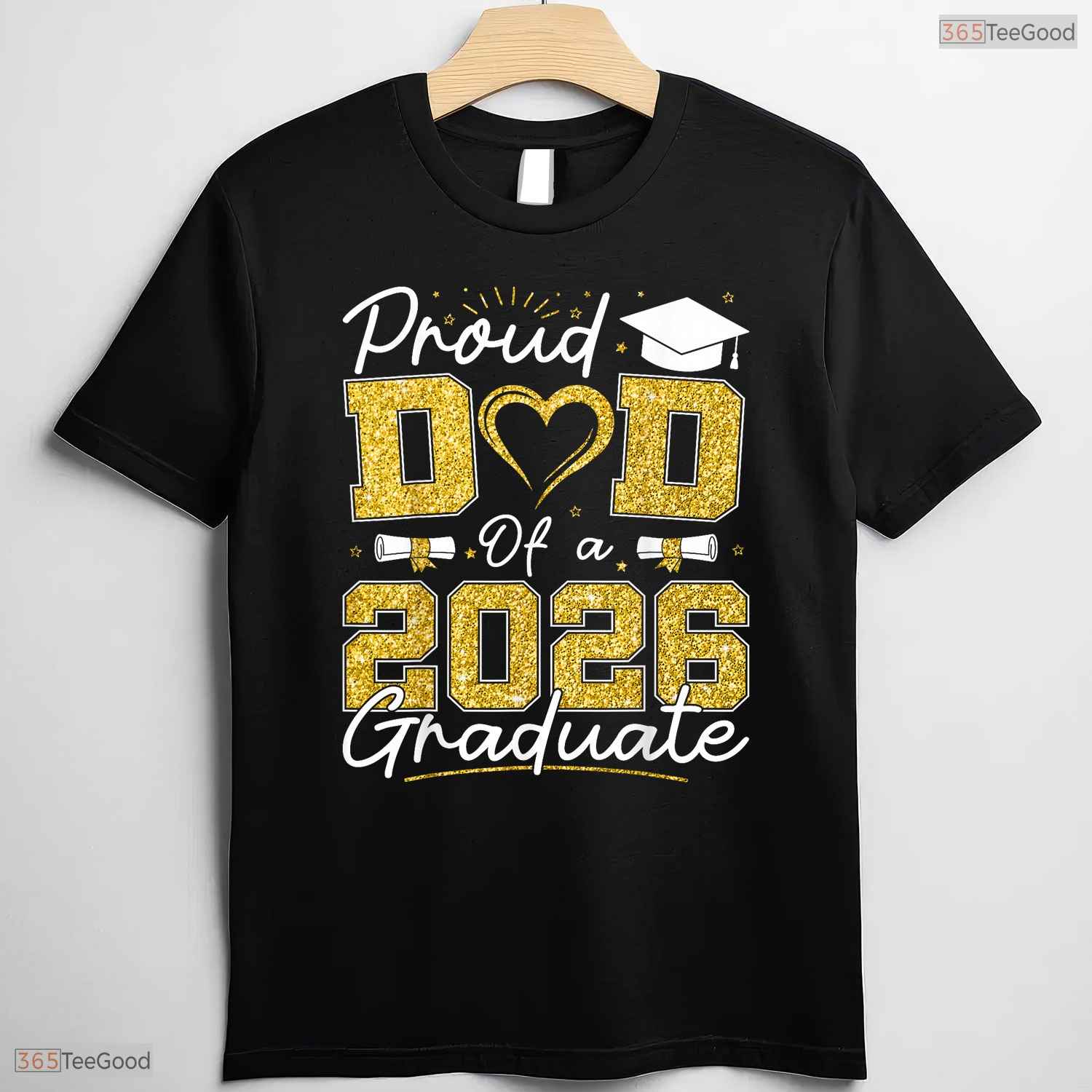Proud Dad of A 2026 Graduate Senior Grad Family Matching Graduation T-Shirt