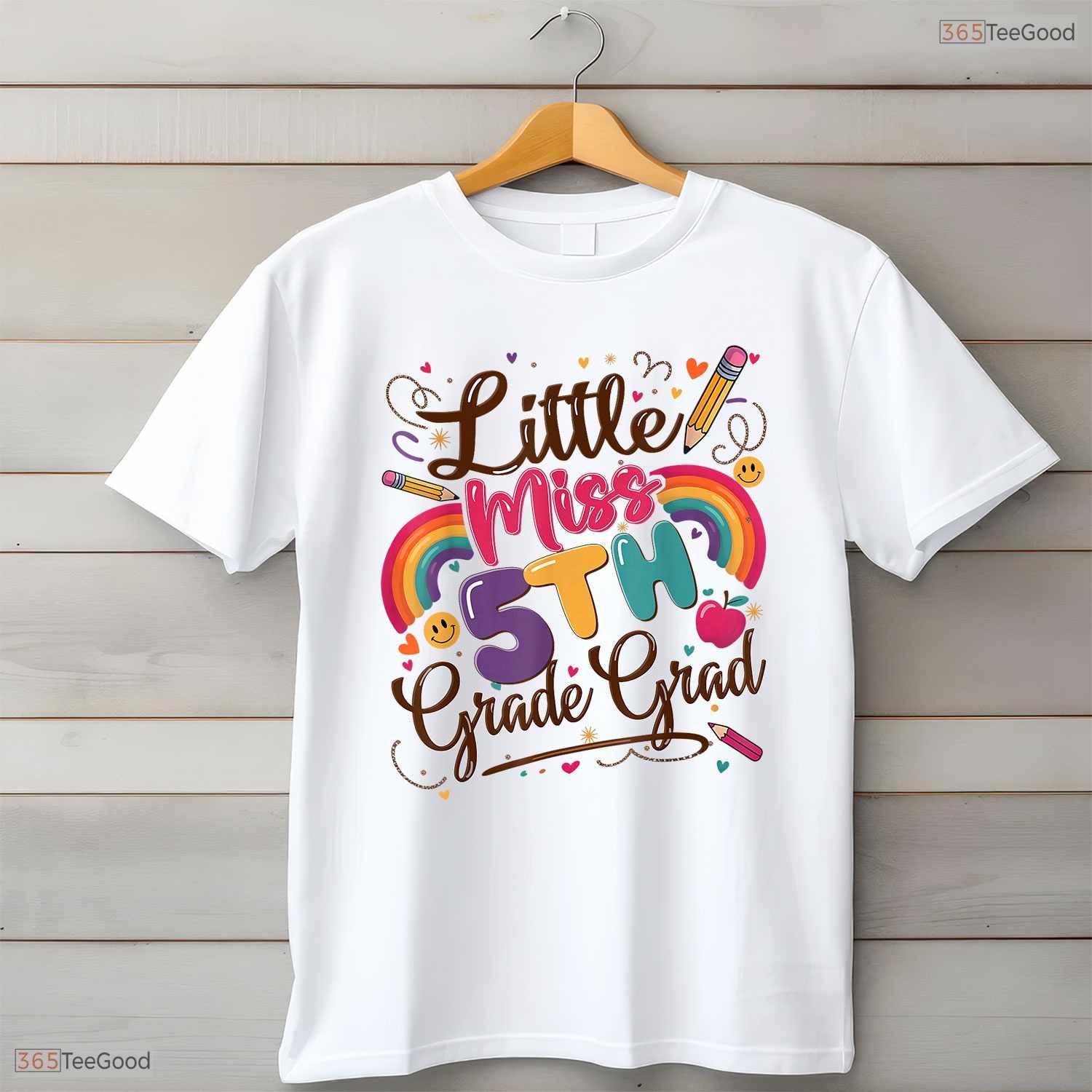 Cute Miss 5th Grade Fifth Grad Graduation Senior Last Day Girl T-Shirt