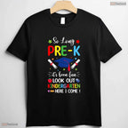 Awesome So Long Pre-K Graduation 2026 Kindergarten Here I Come T-Shirt