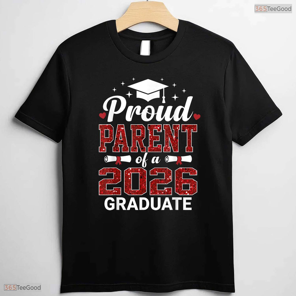 Loving Proud Parent Of A 2026 Graduate Class Of 2026 Graduation T-Shirt