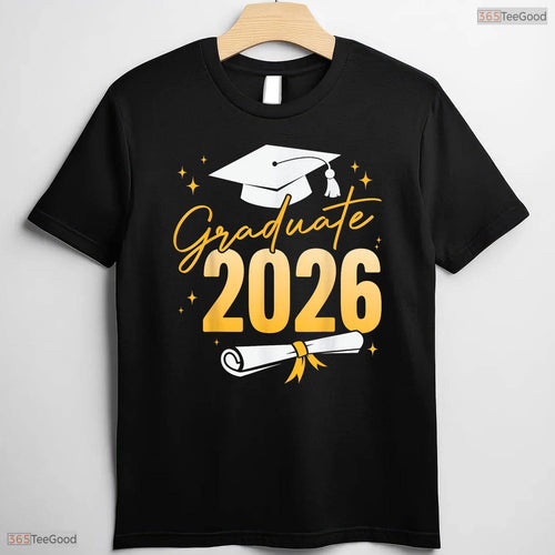 Awesome Graduate Class of 2026 Done Graduation Senior Grad Student T-Shirt