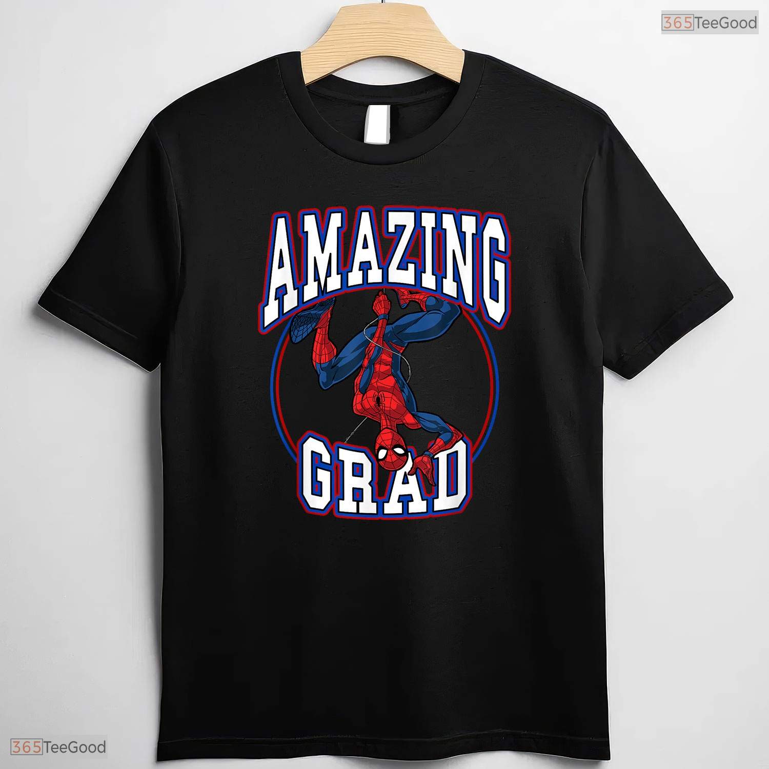 Comic Book Hero Style Amazing Grad Big Chest Logo Senior Party T-Shirt