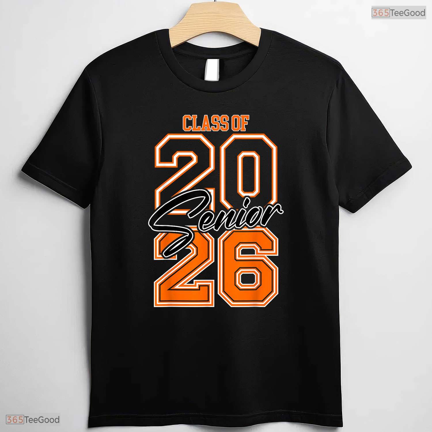 Trendy Class Of 2026 Senior Graduation Orange Vibes Retro Aesthetic T-Shirt