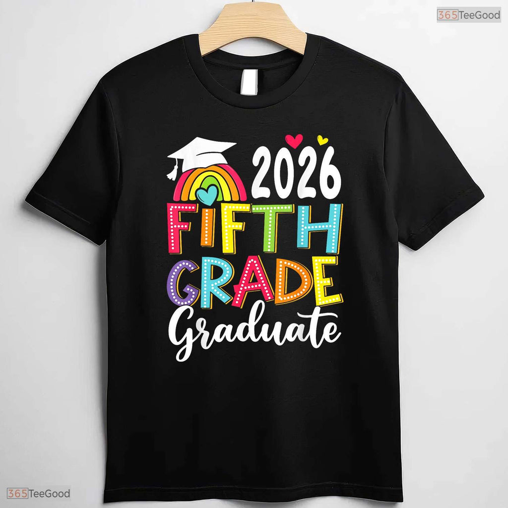 Awesome Fifth 5th Grade Grad 2026 Elementary School Graduate Kids T-Shirt