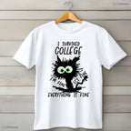 Hilarious College Grad 2026 I Survived College University Graduation T-Shirt