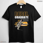 Cosmic Galaxy Space Fighter Rebel Graduate 2026 Science Fiction Party T-Shirt