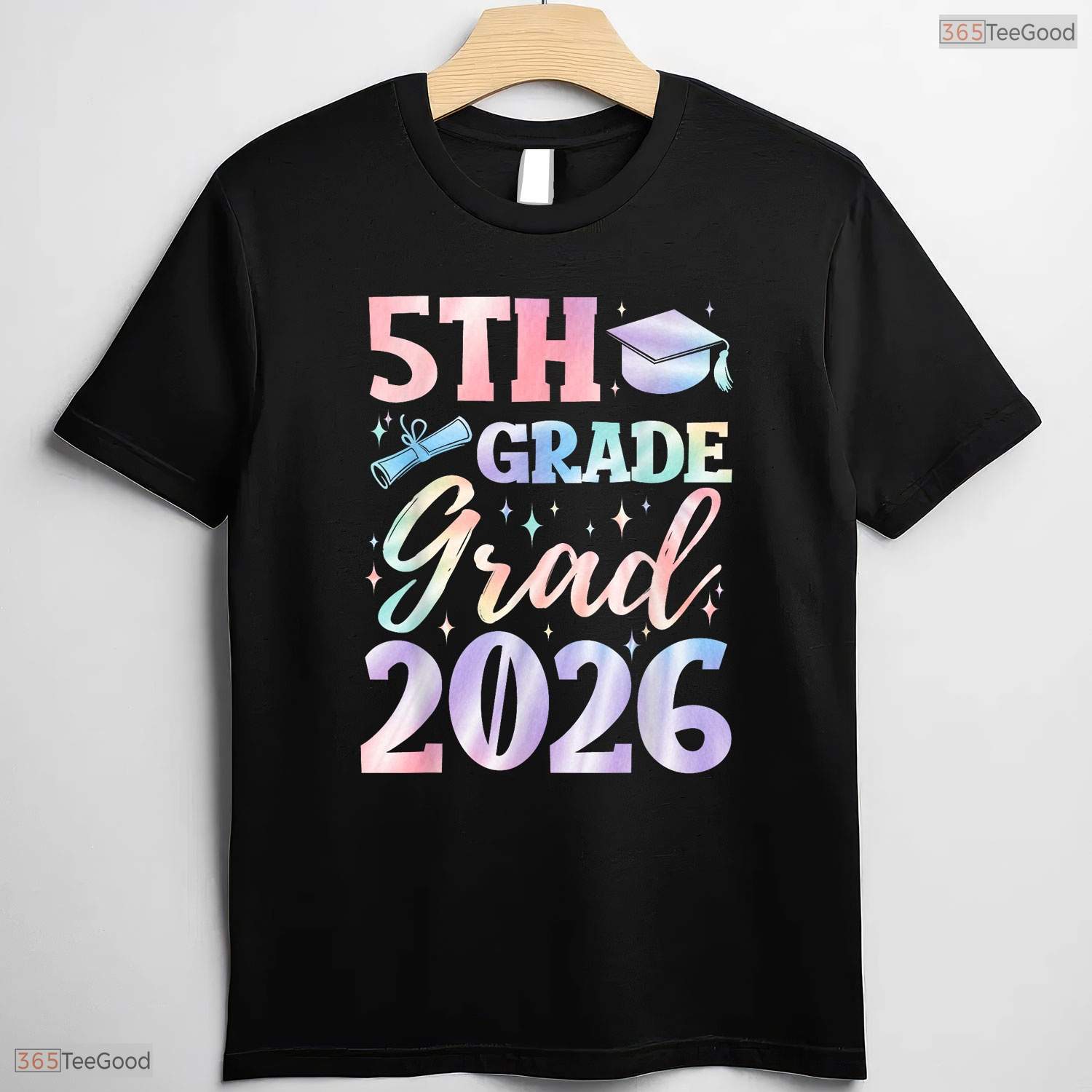 Official 5th Grade Graduation Class 2026 Elementary School Graduate Kids T-Shirt