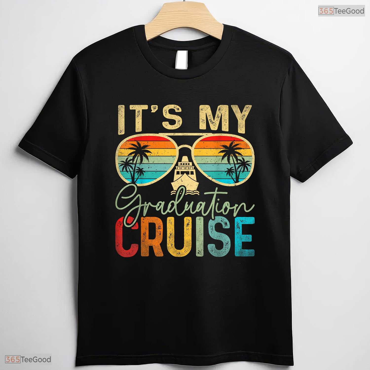 Tropical It Is My Graduation Cruise Trip Cruise 2026 Senior Vacation Sea T-Shirt