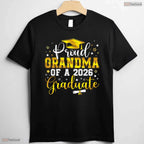 Supportive Proud Grandma Of A Class Of 2026 Graduate Senior Graduation Day T-Shirt